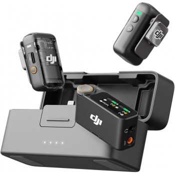 Бездротовий мікрофон DJI Mic 2 подвійний Type-C для iPhone Android Action 5 Pocket 3