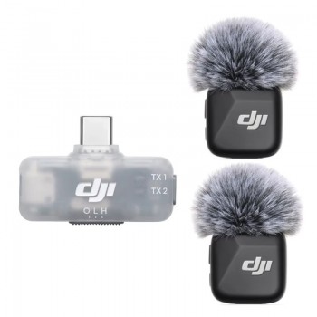 Беспроводной микрофон двойной DJI Mic Mini 2*Transmitter +  Receiver Type-C
