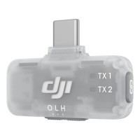 Приемник микрофона Mic Series Mobile Receiver Type-C прозрачный с аппаратным шумоподавлением DJI DMMR02