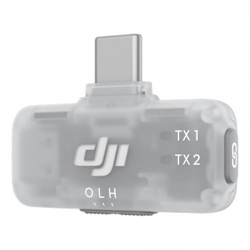 Приемник микрофона Mic Series Mobile Receiver Type-C прозрачный с аппаратным шумоподавлением DJI DMMR02