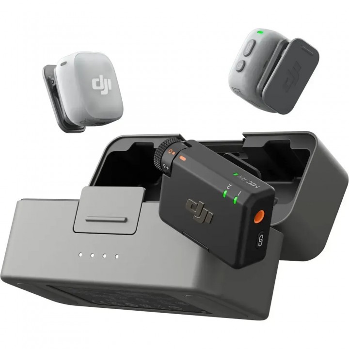 Беспроводной микрофон DJI Mic Mini 2 для камер и смартфонов (2 TX + 1 RX + Charging Case)