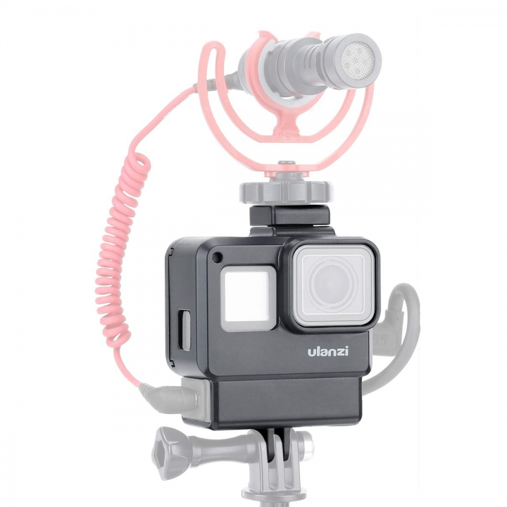 Рамка Ulanzi 1280 V2 для закрепления GoPro и адаптера микрофона AAMIC-001