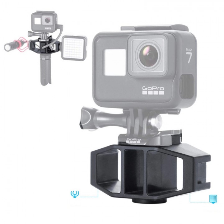 Риг Ulanzi GP-1 для GoPro с адаптером микрофона