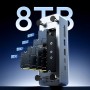 Концентратор медиа хаб с поддержкой NVMe SSD HDMI 4K Type-C PD3.0 100Вт Ulanzi QT03