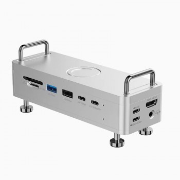 Концентратор медиа хаб с поддержкой NVMe SSD HDMI 4K Type-C PD3.0 100Вт Ulanzi QT03