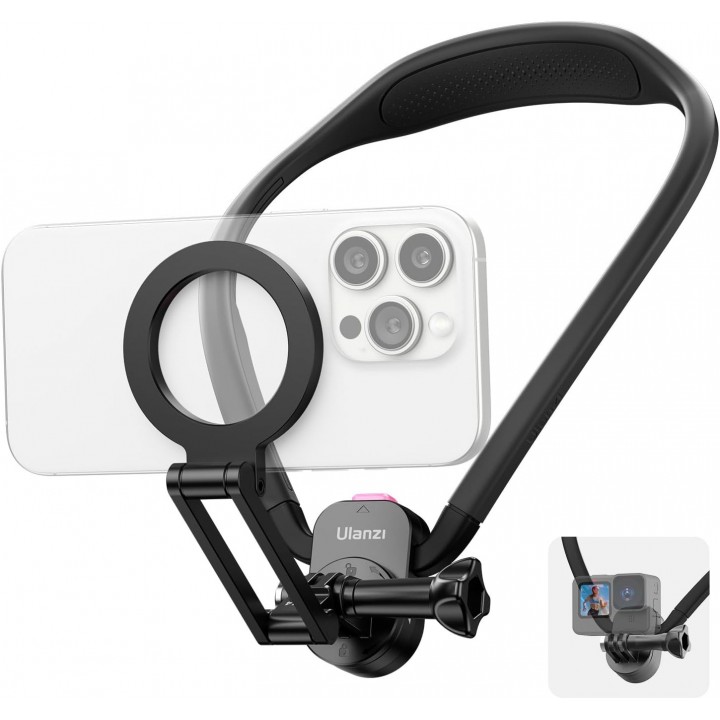 Держатель для телефона экшн-камеры на шею магнитный MagSafe Ulanzi MG14