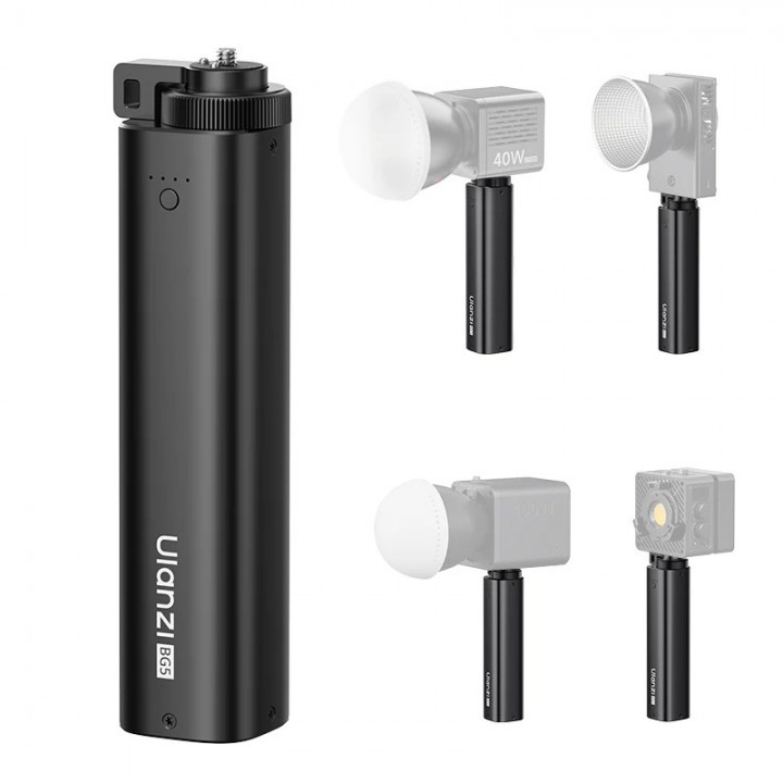 Ручка повербанк для камеры аккумулятор постоянного света PD3 100Вт 92Вт/ч 6400мАч Ulanzi BG5