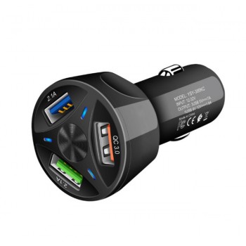 Зарядное устройство автомобильное 3x USB 20Вт 12-24В AC Prof 3994