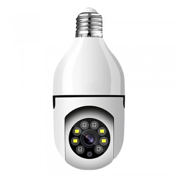 Камера наблюдения под цоколь Е27 Wifi IP Smart Camera 360° 1080P AC Prof 4252
