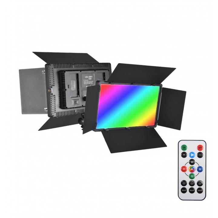 Панель світлодіодна RGB відеосвітло прямокутне 40Вт CRI 95+ AC Prof U600 RGB