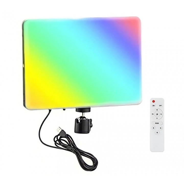 Панель светодиодная цветная RGB RA 95+3000-6500K AC Prof PM-26 RGB