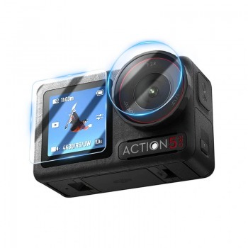 Скло захисне DJI Action 5 Pro загартоване HD 9H AC Prof 4896