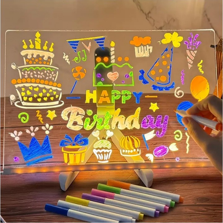 3d дошка-планшет для малювання 30x20см нічник AC Prof 4921