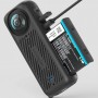 Чехол для Insta360 X4 силиконовый с колпачком ремешком aMagisn AD05-A1