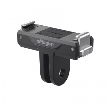 Крепление DJI Action 6/5 Osmo Nano/360 магнитное быстросъемное aMagisn AA41