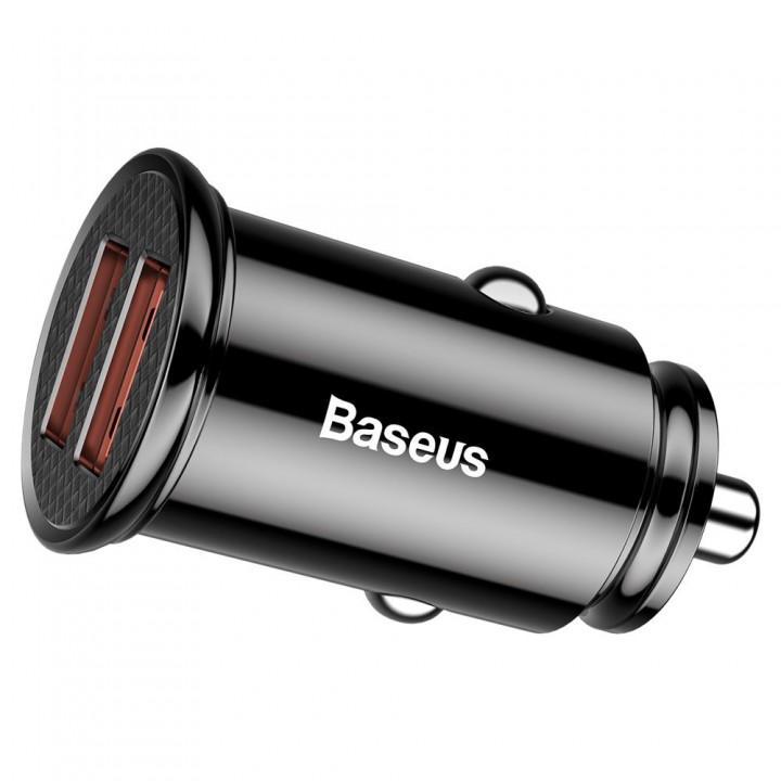 Адаптер USB в прикурювач швидка зарядка 30Вт Baseus (CCALL-YD01)
