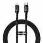 Baseus Halo Data Cable Type-C to iP PD 18W 1m Black