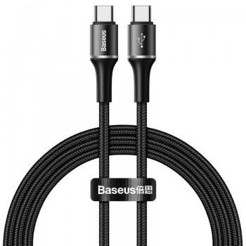 Кабель Type-C PD2.0 60Вт 3А 50см чорний Baseus CATGH-I01