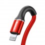 Кабель Iphone Lightning 100см 2.4А червоний Baseus CALGH-B09