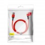 Кабель Iphone Lightning 100см 2.4А червоний Baseus CALGH-B09