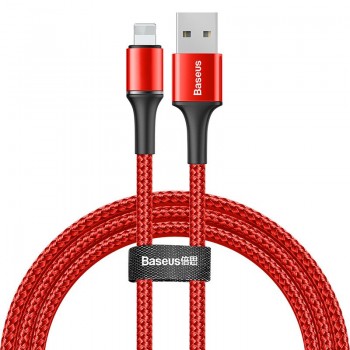 Кабель Iphone Lightning 100см 2.4А червоний Baseus CALGH-B09