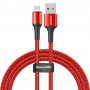 Кабель Iphone Lightning 100см 2.4А червоний Baseus CALGH-B09