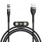 Магнітний кабель Type-C Micro Lightning 3А 1м 480Мб/с чорний Baseus CA1T3-AG1