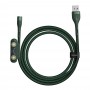 Магнітний кабель Type-C Micro Lightning 5А 1м 480Мб/с зелений Baseus CA1T3-B06