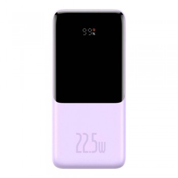 Повербанк 10000 мАч 22.5Вт 2x USB Type-C Lightning фиолетовый Baseus Elf PPJL010005