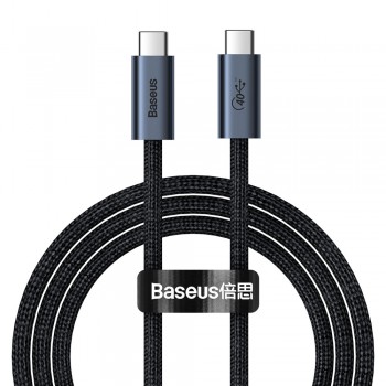 Кабель Type-C 100Вт 8K 60Hz USB4 40Гбит/с 1м Baseus Flash CASS010014