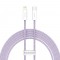 Кабель Type-C Lightning для айфон PD 20Вт 2м фіолетовий Baseus Dynamic CALD000105