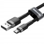 Кабель Micro USB двухсторонний 2.4А 1м Baseus Cafule CAMKLF-BG1