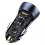 Зарядка в прикуриватель для айфон USB Type-C 40Вт Baseus Golden Contactor Pro TZCCJD-B0G