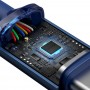 Кабель Type-C 100Вт 2м блакитний Baseus Crystal Shine CAJY000703
