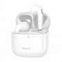 Бездротові навушники Bluetooth 5.0 TWS білий Baseus Bowie E8 White NGE8-02