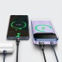 Повербанк для айфон MagSafe беспроводной магнитный фиолетовый 10000 мАч 20Вт Baseus Magnetic PPCX010105