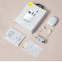 Беспроводные наушники Bluetooth 5.0 TWS IP54 белые Baseus Encok W04 NGTW030102