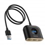 Концентратор хаб USB 3.0 4в1 Baseus Square Round CAHUB-AY01