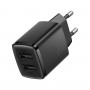Зарядка для телефону планшета 10Вт 2х USB чорна Baseus Compact CCXJ010201