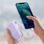 Повербанк 20000 мАгод 20Вт USB Lightning фіолетовий Baseus Qpow PPQD030005
