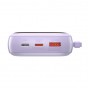 Повербанк 20000 мАгод 20Вт USB Lightning фіолетовий Baseus Qpow PPQD030005