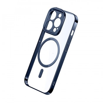 Чехол Iphone 14 Pro Max закаленное стекло MagSafe Baseus Glitter Magnetic ARMC010703