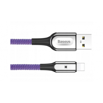 Кабель BASEUS X-type Cable Lightning 2.4A 1M фиолетовый CALXD-B05