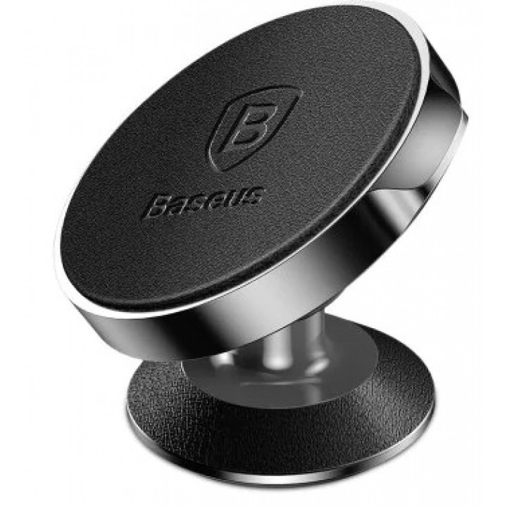 Тримач для телефону магнітний BASEUS Vertical Magnetic Bracket Leather Black SUER-F01