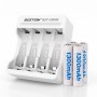 Набір акумуляторів та зарядка Beston C8002 Kit (AAA 4 шт, 1300 mAh)