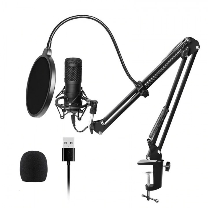Микрофон студийный конденсаторный подставка поп-фильтр BlitzWolf BW-CM2