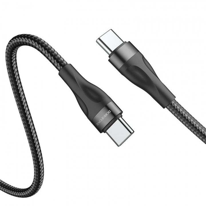 Кабель швидкої зарядки 60Вт 100см Type-C/Type-C Borofone BX61
