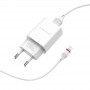 Зарядка для айфона USB Lightning 2.1A с кабелем Borofone BA20A