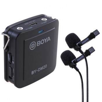 Двухканальный рекордер с микрофонами Boya BY-DM20