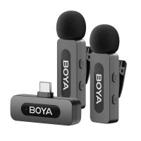 Микрофон беспроводной двойной Android iPhone 16/15 Type-C BOYA BY-V20